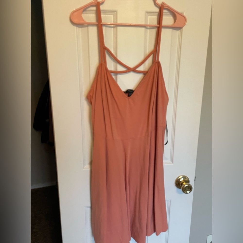 Forever 21, 2X pastel pink dress